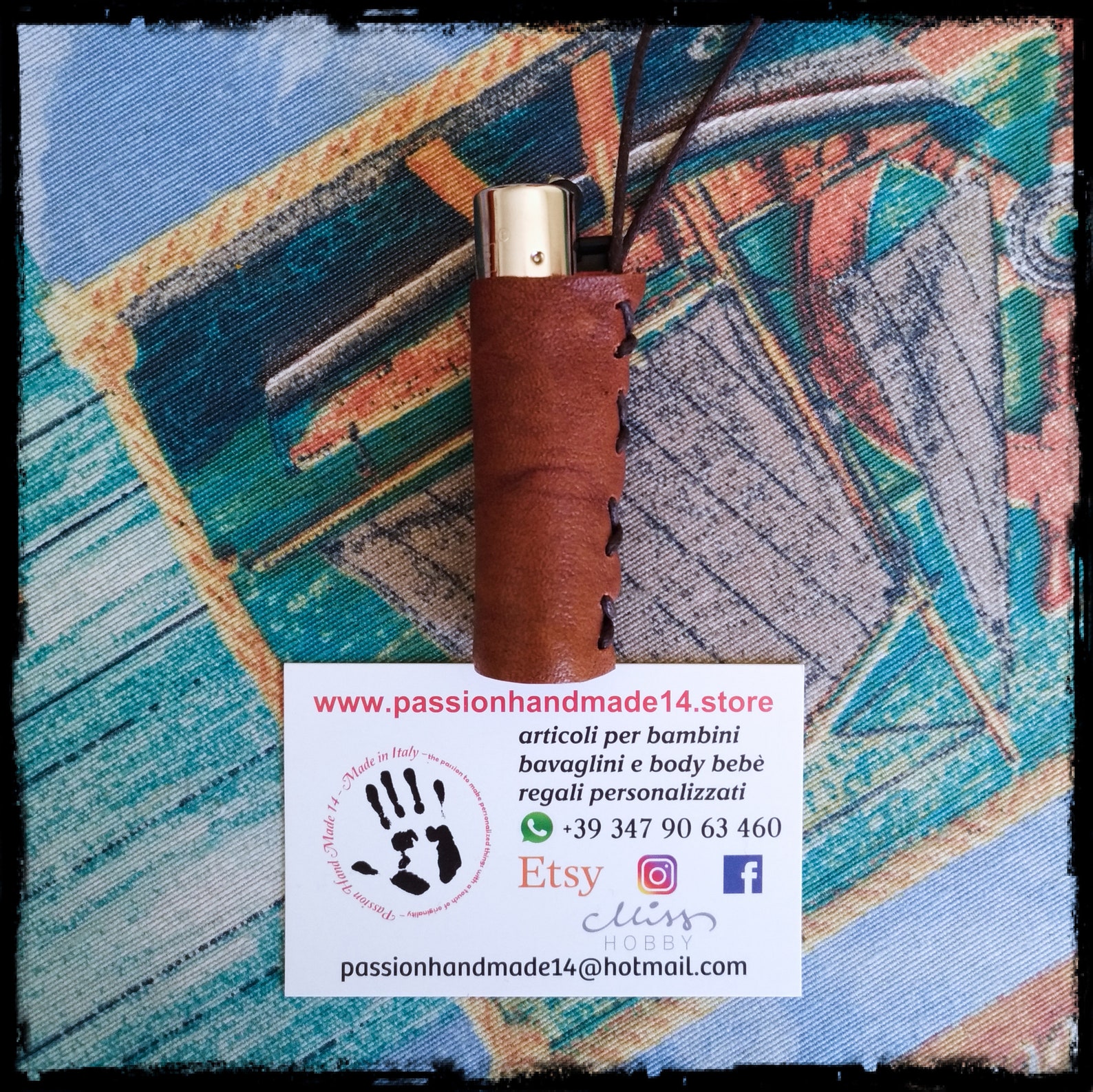 Leather Lighter Case Clipper Case With Sliding Cord Holder Etsy UK