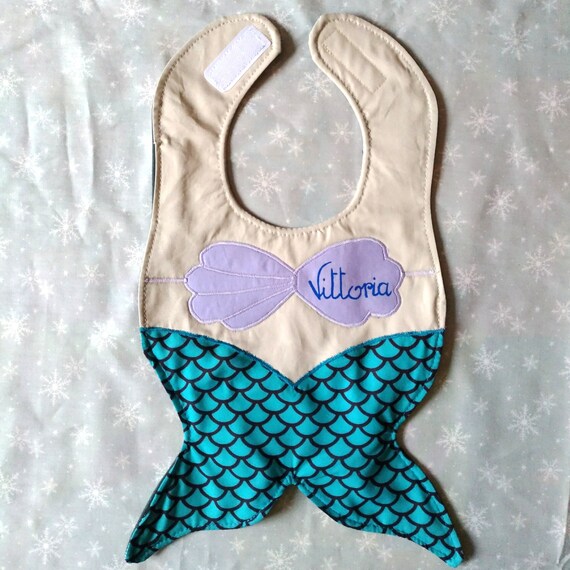 mermaid bib