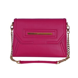 Skórzane kopertówki Portfolio z wbudowanym dotknąć światła i odłączany pasek