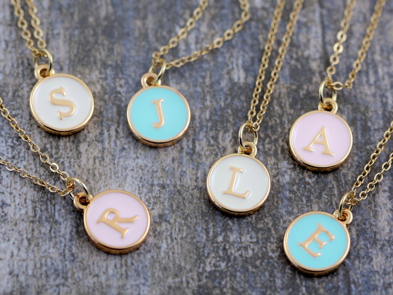 Letter Necklace Initial Necklace Letter Necklaces Etsy
