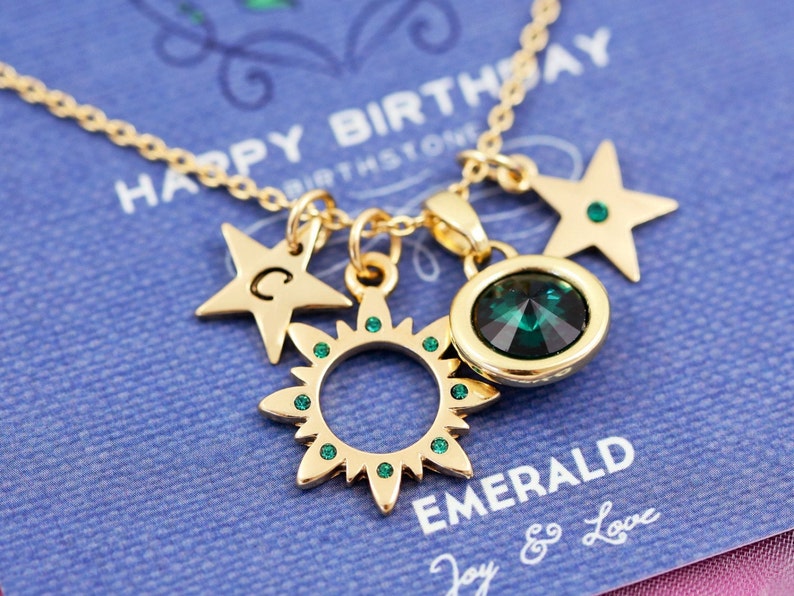 birthstone necklace birthday card happy birthday cards |G may birthstone birthstone necklaces birthstone jewelry emerald