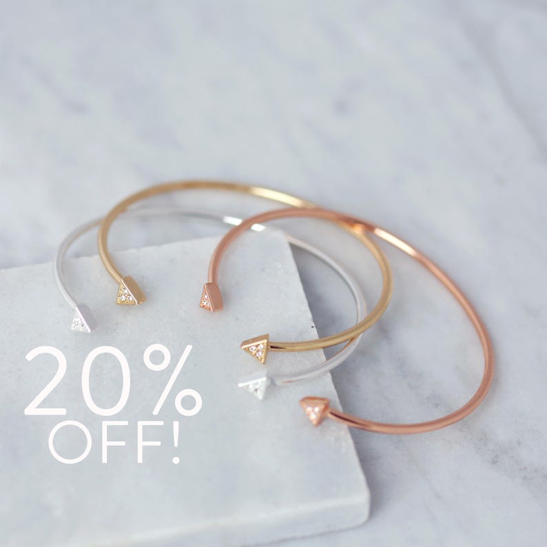 Simple Bracelet Wedding Jewellery Simple Bracelet Delicate Bracelet Dainty Jewellery Stackable Bangles Mature Jewellery