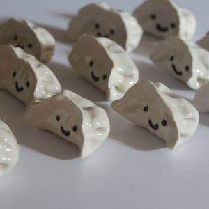 Handmade Cute Ceramic Happy Dumpling