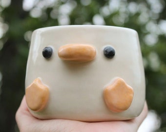 Made-to-Order Handmade Ceramic Duck Mug