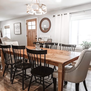 Farmhouse table, Kitchen Table, Dining Table, Hardwood table, Table
