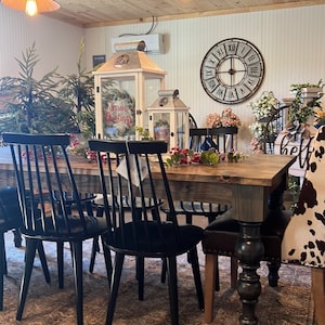 Farmhouse table, Kitchen Table, Dining Table, Hardwood table, Table