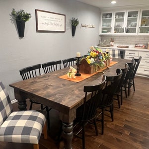 Farmhouse table, Kitchen Table, Dining Table, Hardwood table, Table, Modern Table, Sleek Table