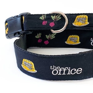 The Office! Pretzel Day!- Handmade MARTINGALE or BUCKLE dog collar