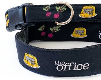 The Office! Pretzel Day!- Handmade MARTINGALE or BUCKLE dog collar