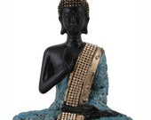 Feng-shui Lord buddhaHome Table Office decor Gift blessing buddha Idol Buddha Statue Sculpture Showpiece Yoga Meditation Polyresin Indian