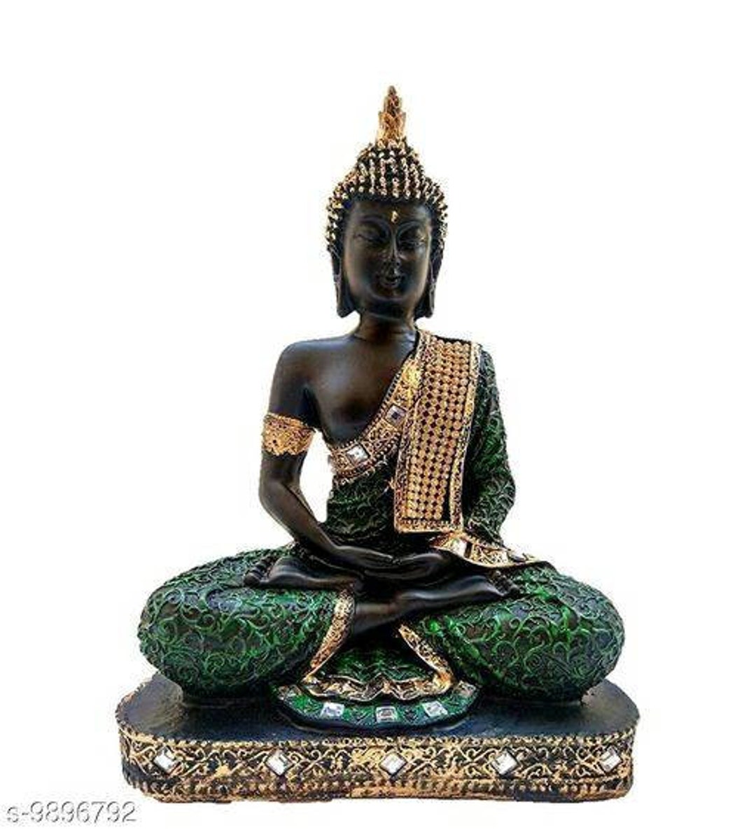 Golden Polyresin Meditation Buddha Statue For Indoor Decoration, For  Interior Decor at best price in Jaipur