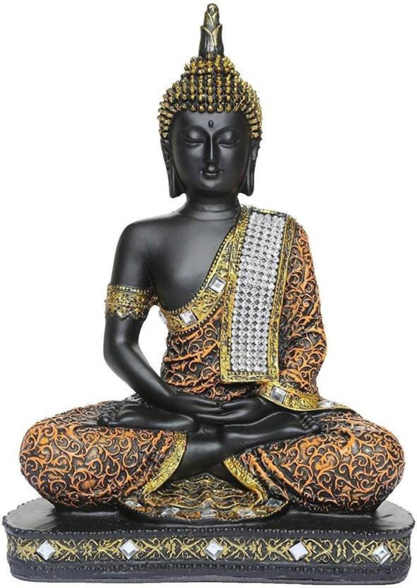 GIFT Fengshui Thai Lord Buddha Handcrafted Meditating Etsy India