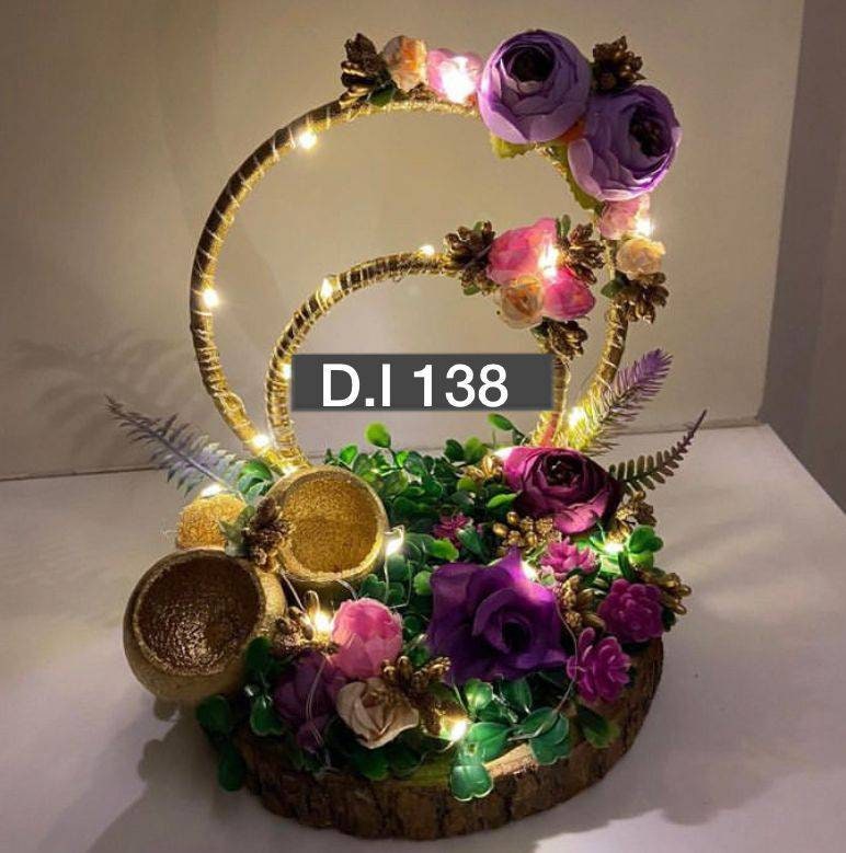 Buy GiftsBouquet Smart Creations Decorative Engagement Ring Platter Tray  for Ring Ceremony with Name and LED Online at Low Prices in India -  Amazon.in