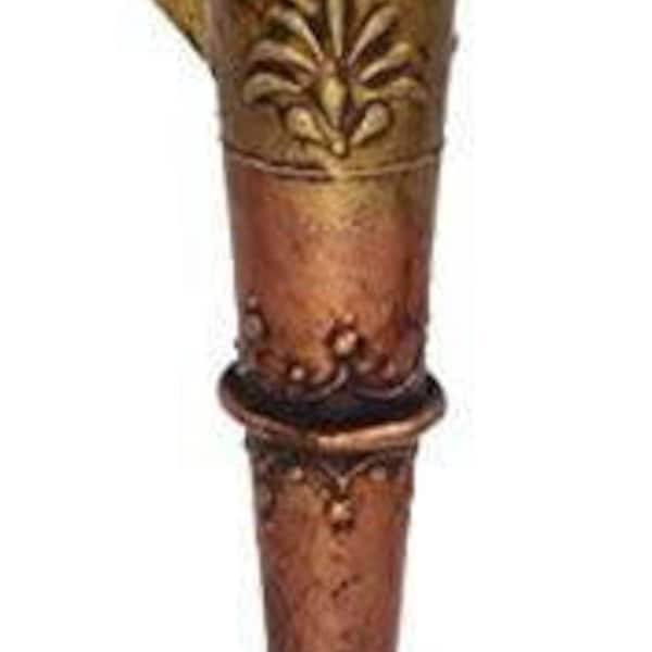 Torche de feu décorative forgée à la main, ambiance viking médiévale, lanterne antique, applique murale faite à la main décor extérieur et intérieur