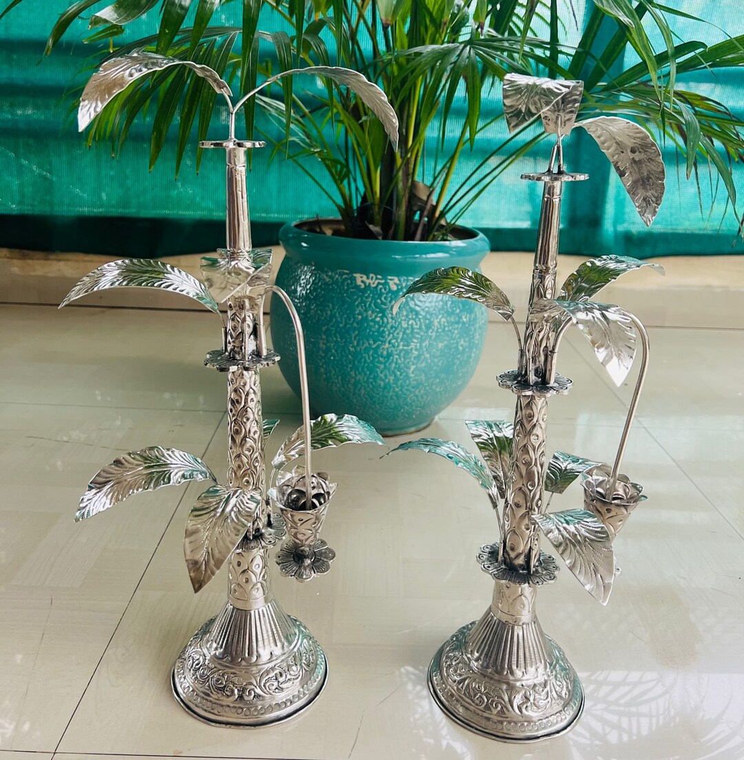 German Silver Banana Tree Banana Plant for Pooja Wedding Etsy