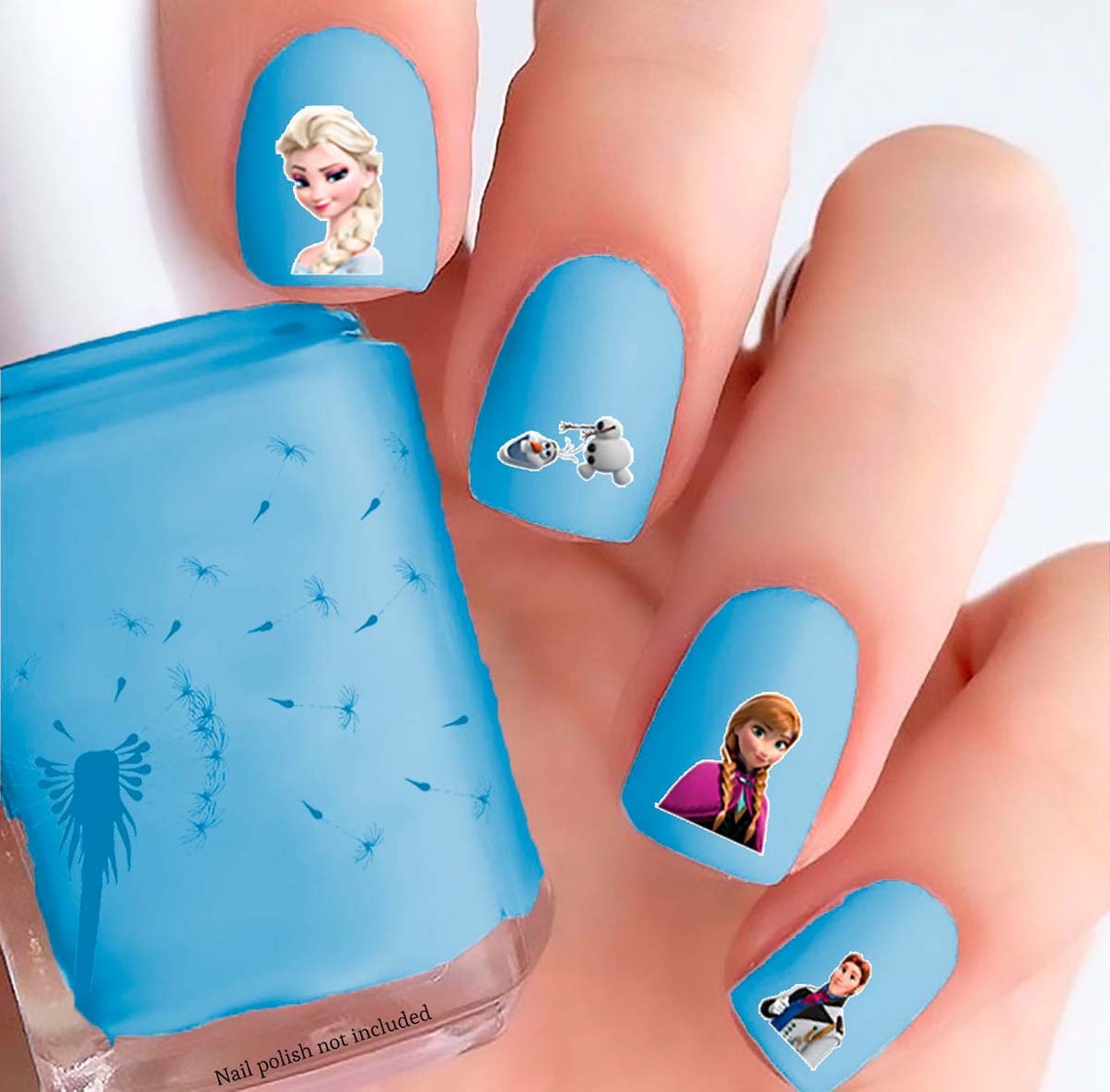 Frozen Nail Decals Vol I Etsy