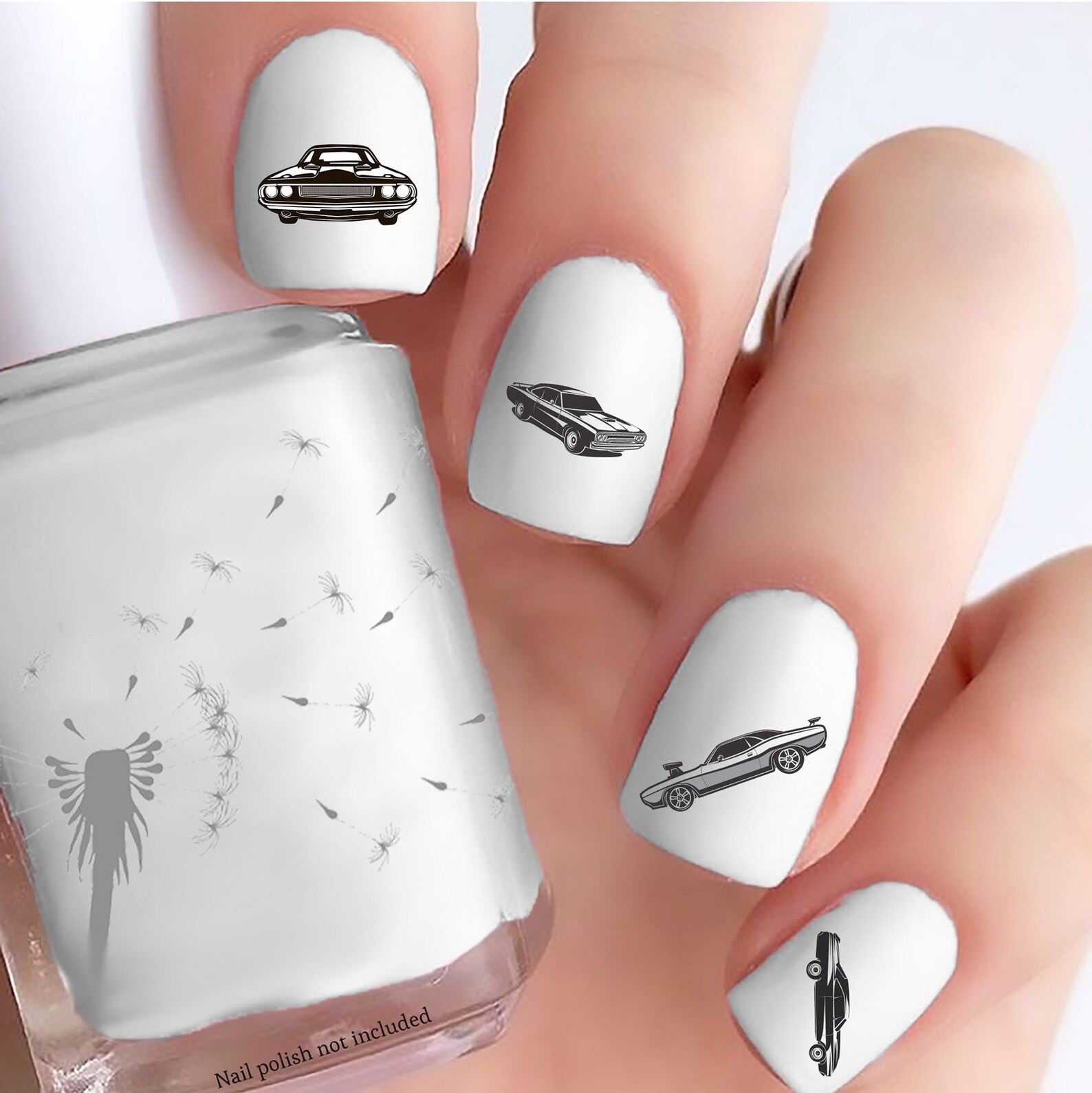 Muscle Cars Nail Etsy