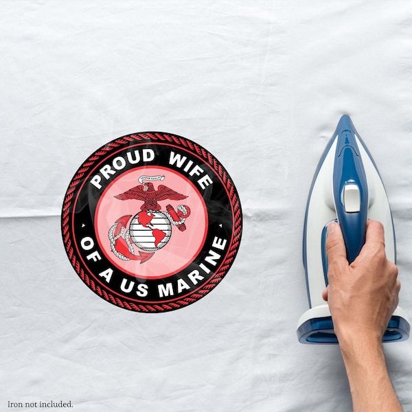 Usmc Iron on Decal Etsy