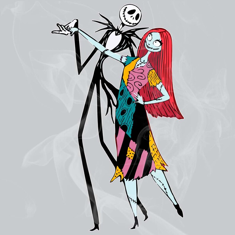 The Nightmare before Christmas Jack and Sally Dancing Vinyl | Etsy