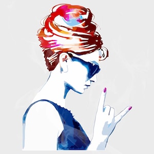 Timeless Audrey Vinyl Decal Sticker Static Cling Window Film Vinyl Iron-On Rock On Iconic Decor