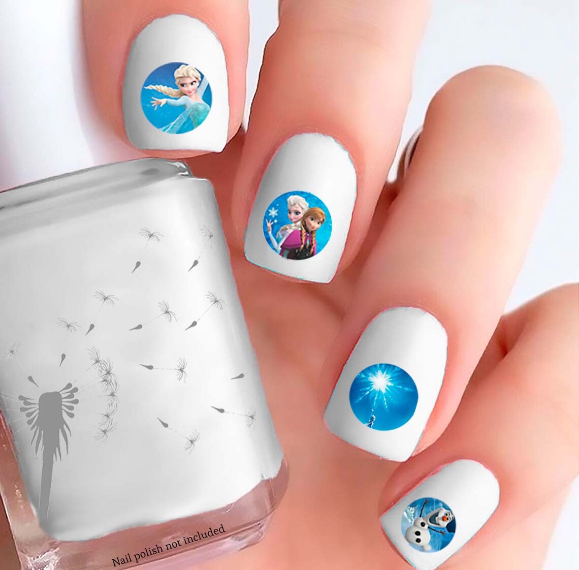 Frozen Nail Decals Vol II Etsy