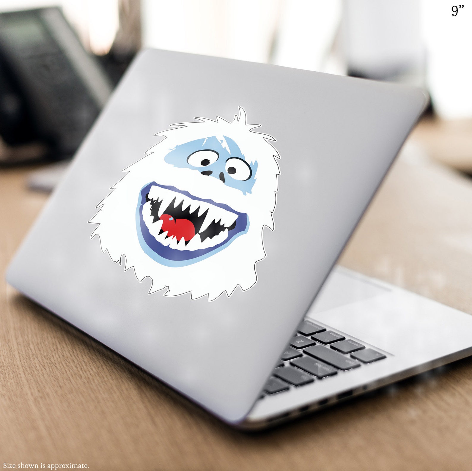Rudolph Style Abominable Snowman Decal vinyl Sticker Static Etsy