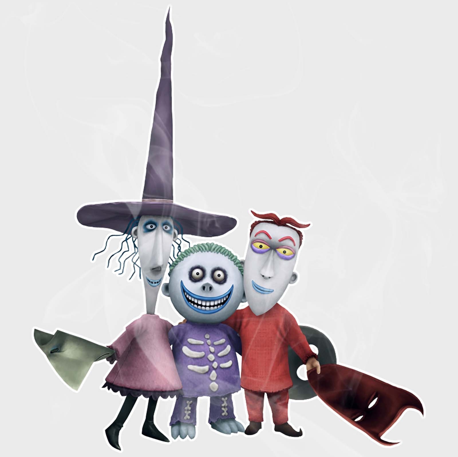 Nightmare Before Christmas Style Lock Shock & Barrel Decal - Etsy
