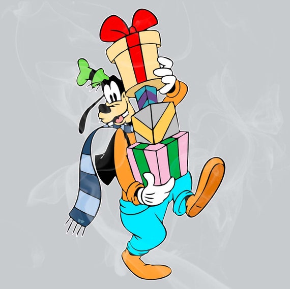 Goofy Christmas Vinyl Sticker Static Cling or Vinyl IronOn Etsy