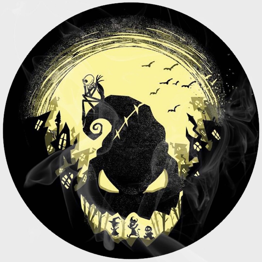 Nightmare Before Christmas Style Halloweentown Decal Decal Etsy