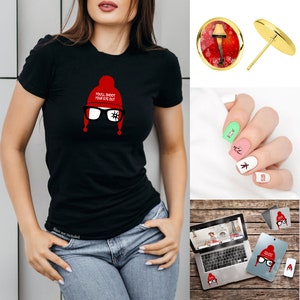 A Christmas Story Nail Art Decals Earrings Vinyl Decal Sticker Static Cling Window Film Vinyl Iron-On Holiday Christmas Decor