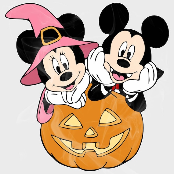 Mickey And Minnie Kissing Pumpkin Stencil mickey-and-minnie-kissing-pumpkin-stencil