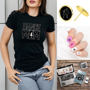 Ballet Dance Mom Nail Art Decals Vinyl Sticker Static Cling Window Film Vinyl Iron-On Ballerina Dance Accessories Decor