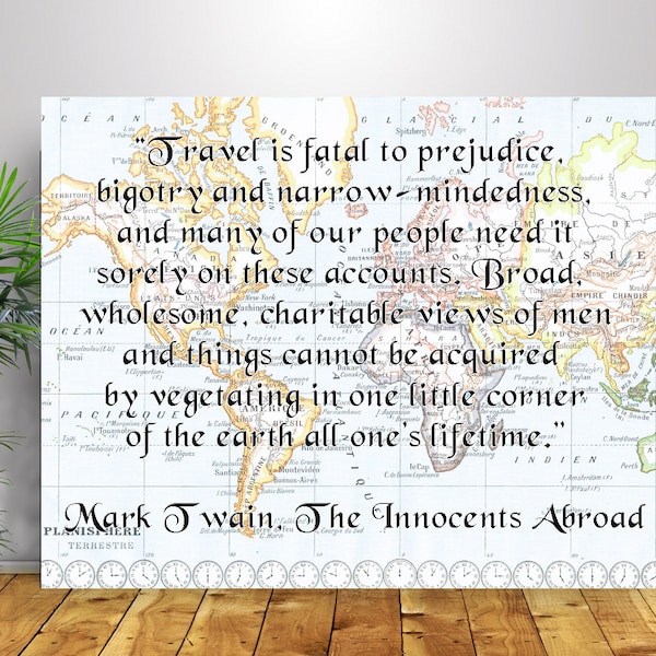 Mark Twain Quote - Etsy UK