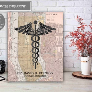 Custom Rheumatologist Print, Rheumatologist Gift, Rheumatology Doctor, Rheumatology Office Decor