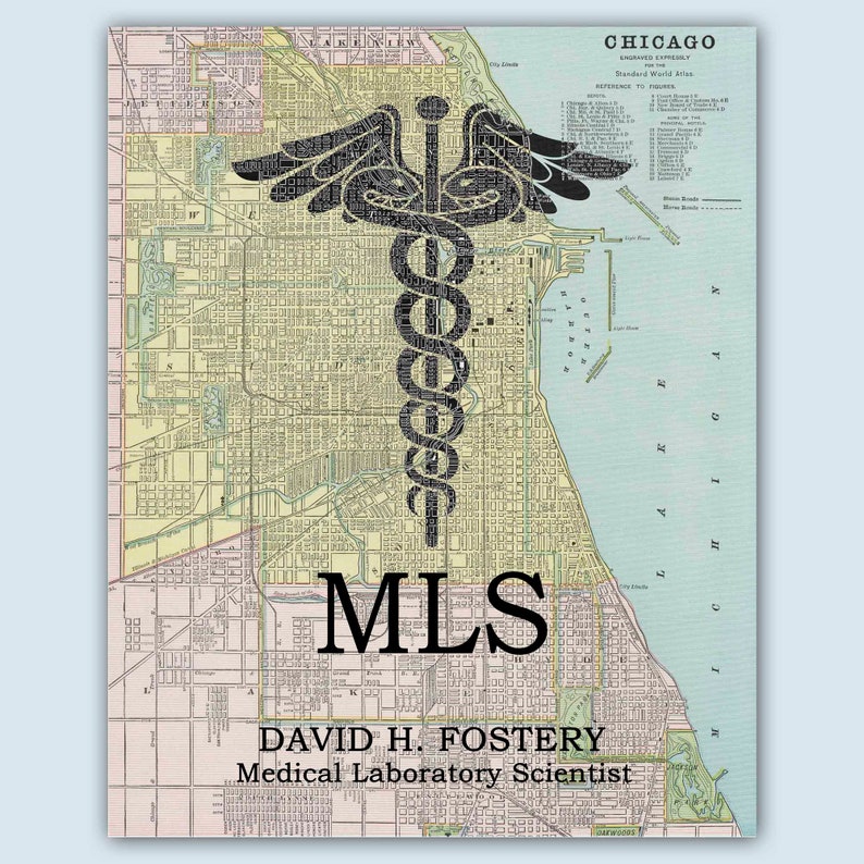 Mls Lab Magazine Personalized Medical Laboratory Scientist MLS Poster, MLS Birthday Gift ...