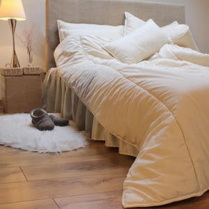 Sommer Reine Wolle Bettdecke für Queen Bed - Kuschelig und Atmungsaktiv