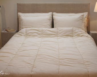 Full Comforter Winter thickness, natural wool filled / extra warm wool duvet.