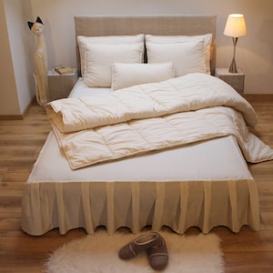 Lussuoso piumino in lana Queen: comfort tutto l&#39;anno