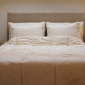 Queen Comforter Winter thickness, natural wool filled / extra warm wool duvet. image 6