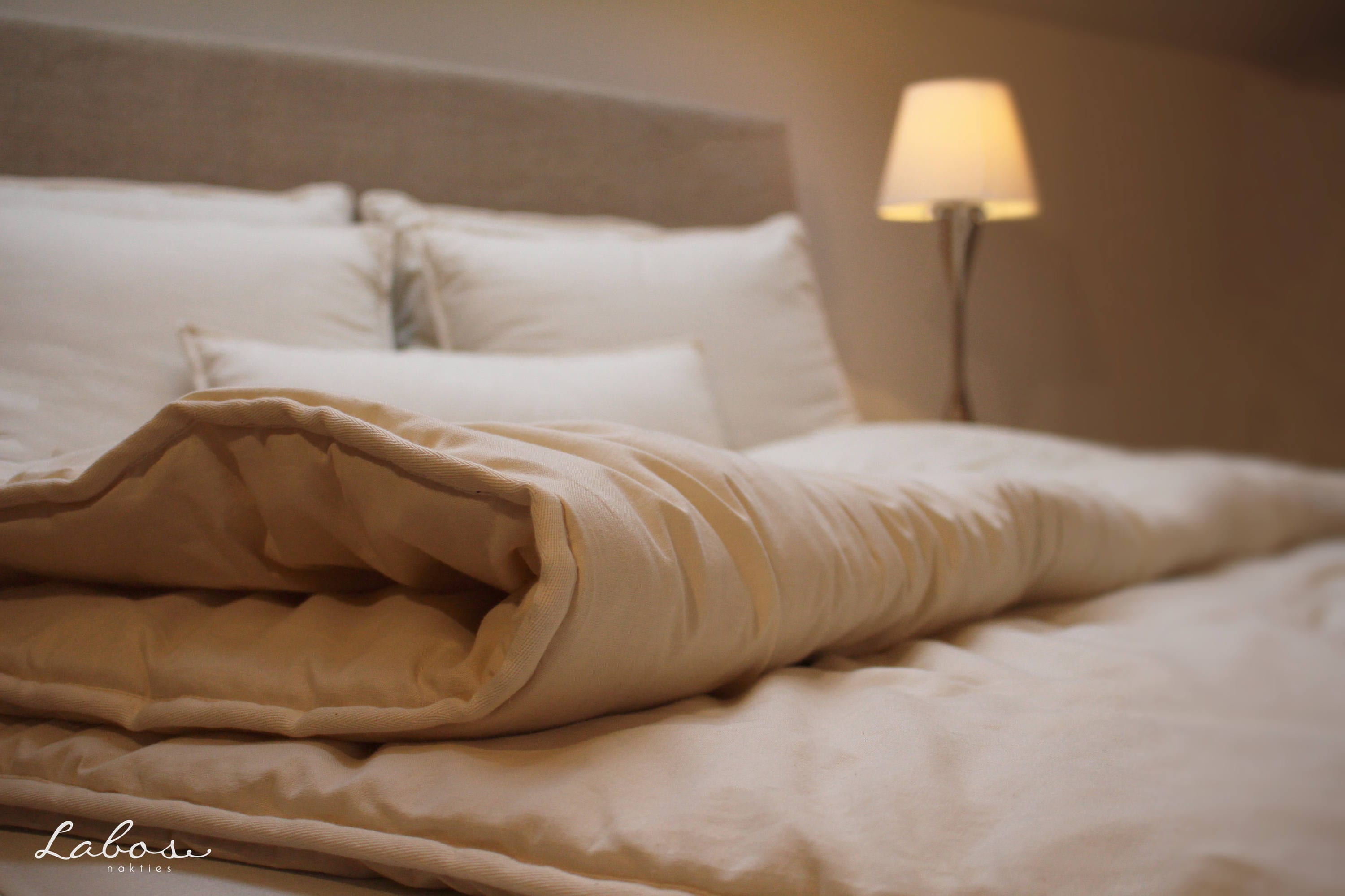 Blanket / Full Comforter Summer Thickness, Natural Wool Filled / Light