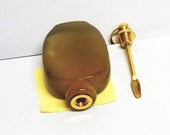 Set of Agate Snuff Bottle 231 with Velvet Pouch, Internal Threaded Copper Spoon, Hand Strap and Funnel