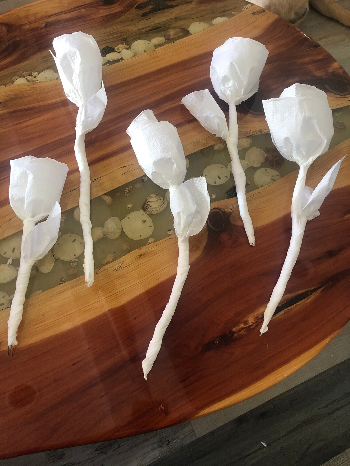 20 Toilet Paper Rose Origami Rose Bouquet Etsy