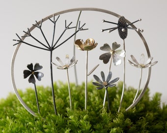 Wildflower brooch II