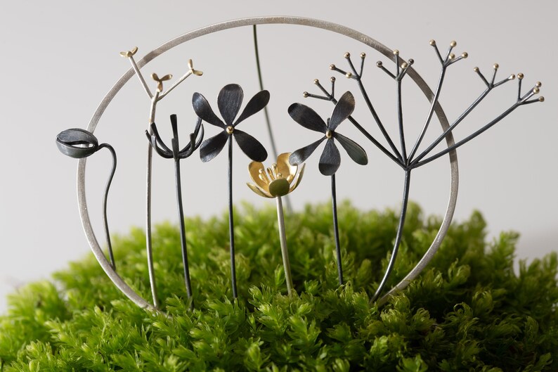 Wildflower brooch I as seen on BBC1 Countryfile image 2