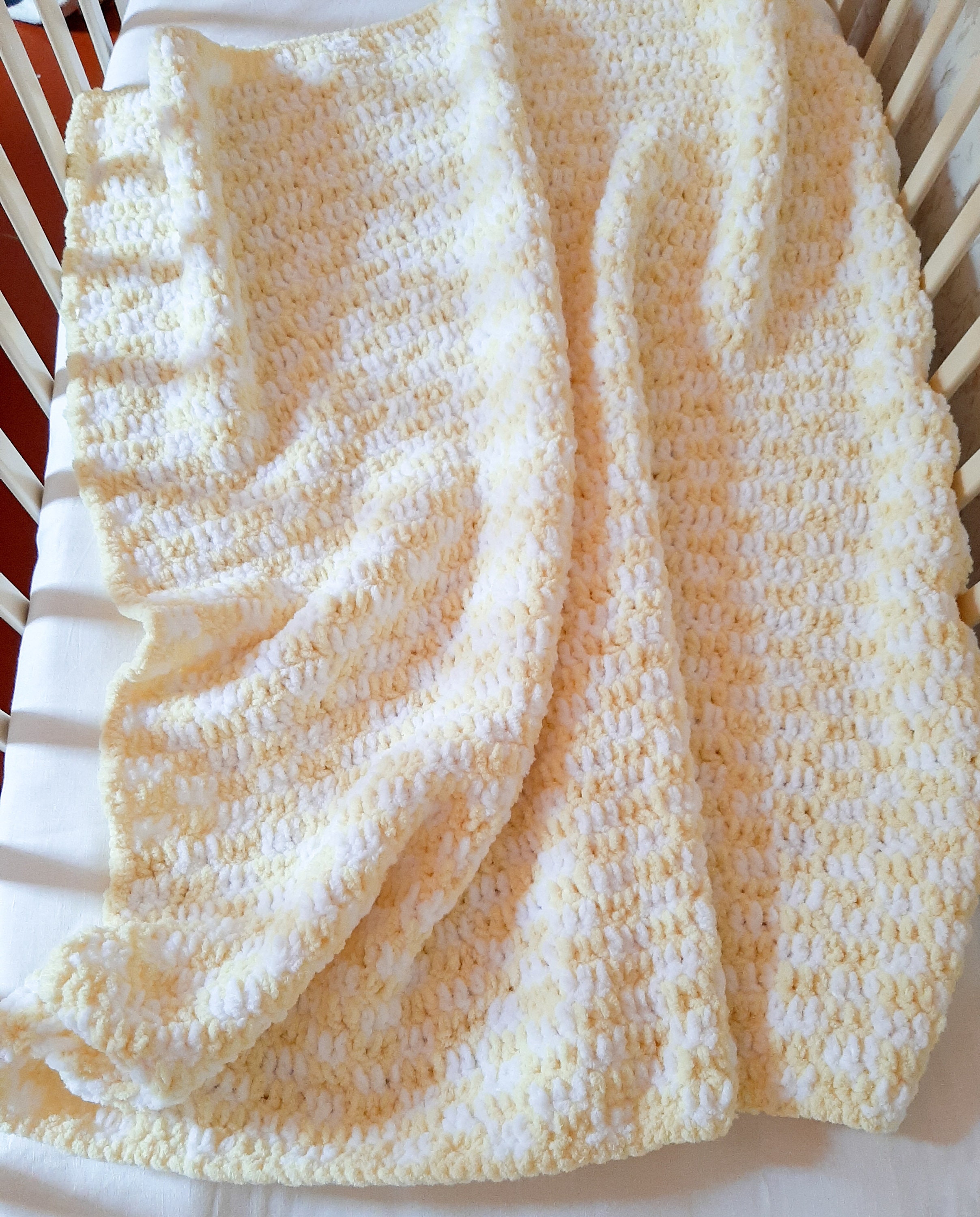 Checkered Blanket Crochet Pattern. Easy to Make Chess Blanket. | Etsy
