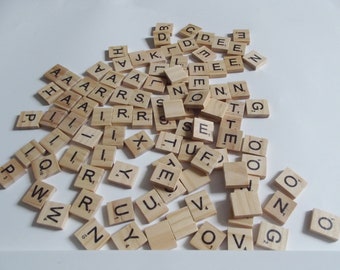 Scrabble Wall Art Letter Tiles - Craft Supplies
