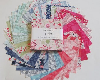 Moda Aria Charm Pack - 42 5 inch cotton squares