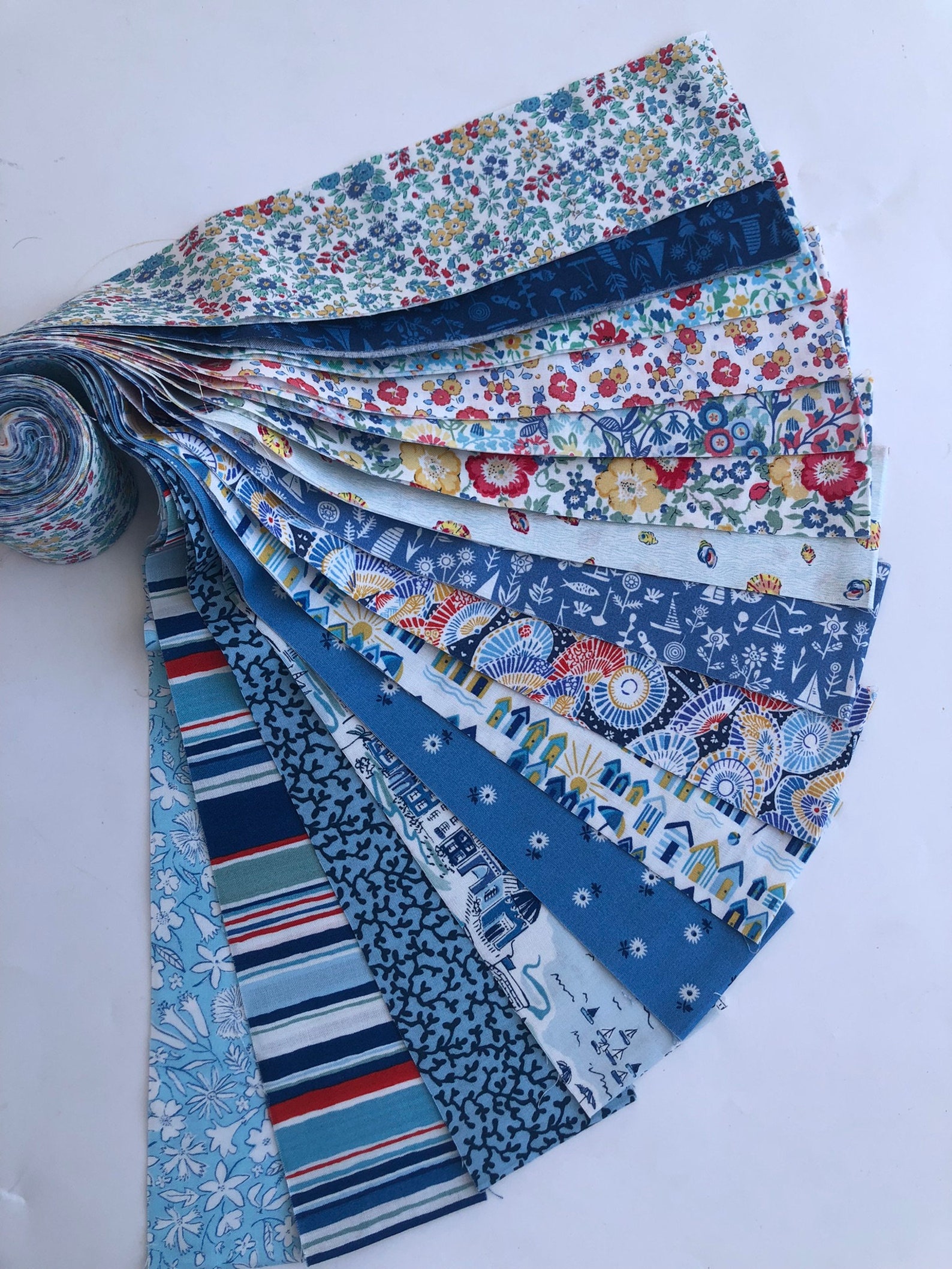 15 Liberty Jelly Roll Fabric Quilting Cotton 2.5 X Etsy