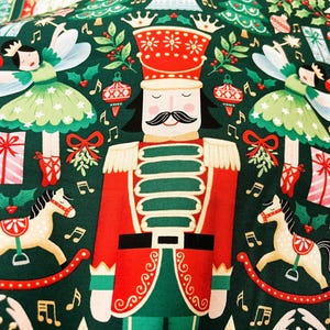 DIY Advent Calendar Christmas Nutcracker Wall Decor Sewing Panel - Makower Fabrics UK Christmas Countdown
