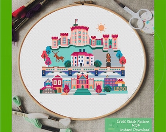 Windsor Cross Stitch Embroidery Pattern Download